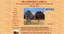 Desktop Screenshot of deadbrokecorral.com